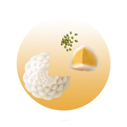 bánh 0 trứng dẻo đậu xanh