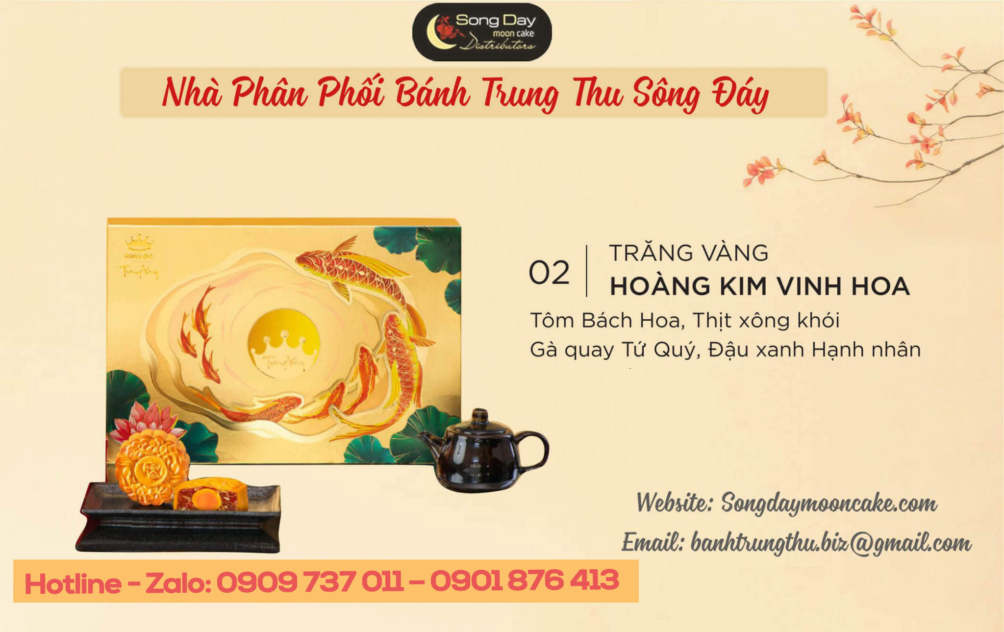 hộp bánh trăng vàng cao cấp Vinh Hoa Vàng
