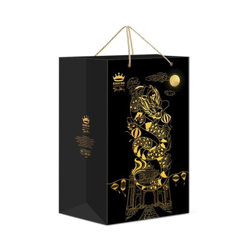 vỏ hộp bánh trăng vàng black and gold 4 bánh