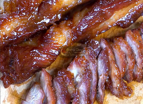 cách làm nhân thịt xá xíu bánh trung thu mềm ngon