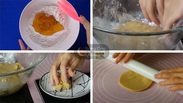 cách làm vỏ bánh trung thu nướng