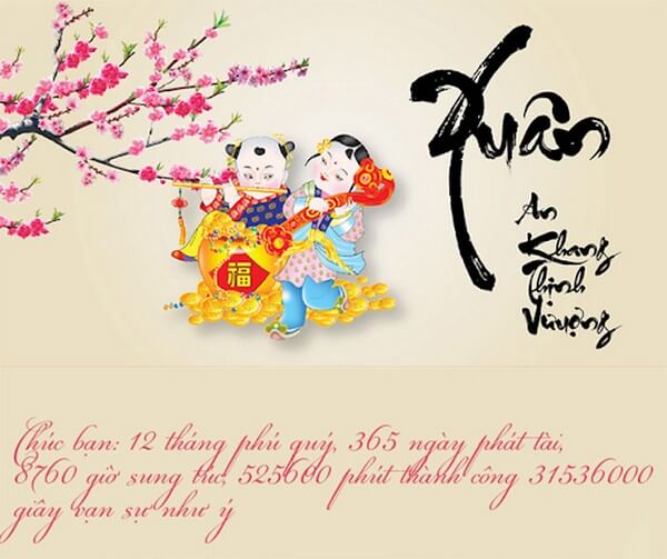 thiệp chúc tết có câu chúc ý nghĩa