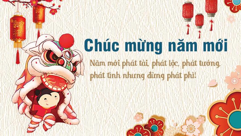 thiệp chúc tết độc đáo
