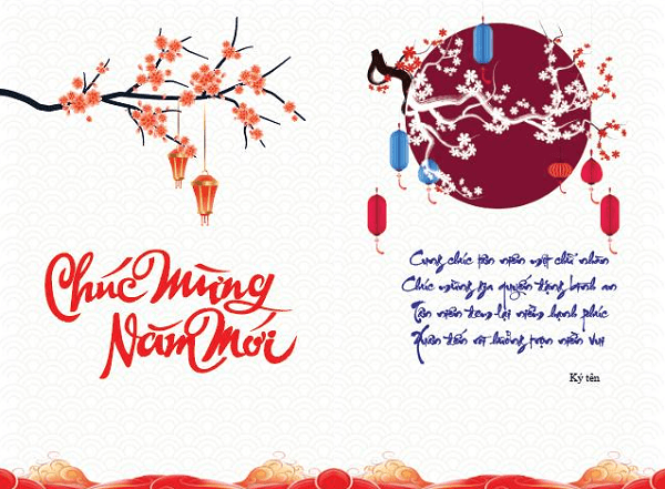 thiệp chúc tết có câu chúc ý nghĩa