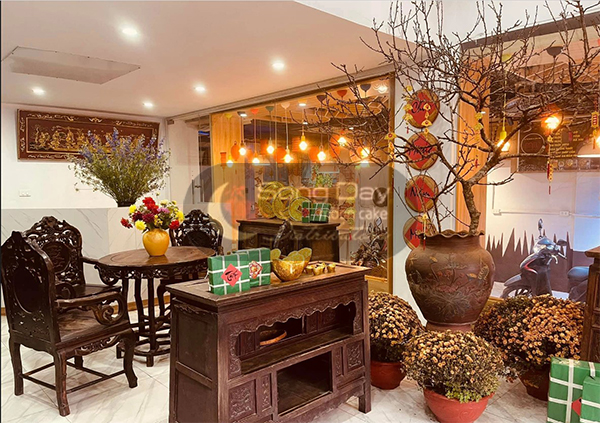 trang trí tết trong nhà