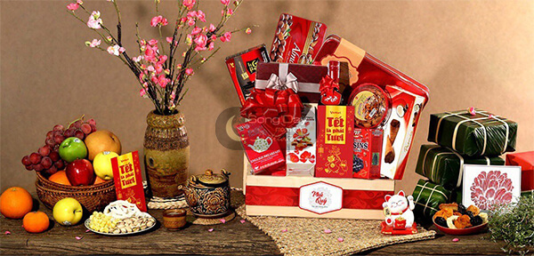 tặng quà tết cho gia đình