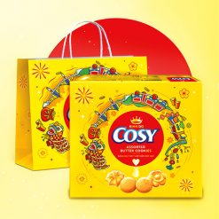 COSY Hộp Giấy Bánh Quy Bơ Thâp Cẩm Rắc Hạt