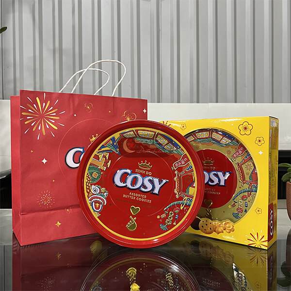 Hộp tròn bánh quy Cosy thập cẩm bơ sữa