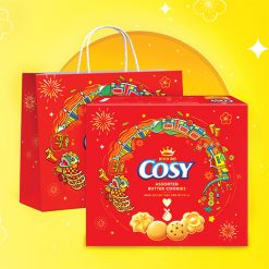 Bánh quy thập cẩm socola Cosy hộp giấy