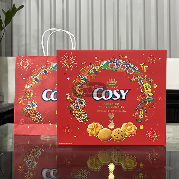 Bánh quy bơ Cosy thập cẩm Sôcôla Hộp giấy
