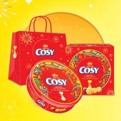 cosy bánh quy bơ thập cẩm socola (hộp thiếc)