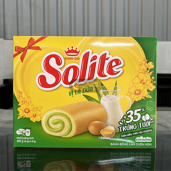 Bánh Solite cuộn kem