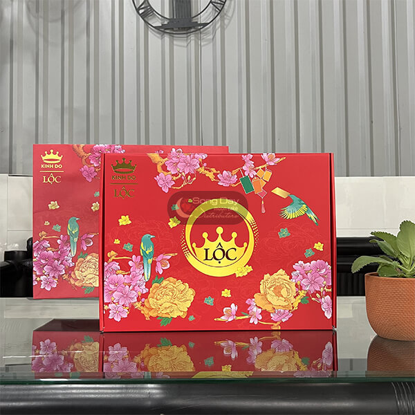 Bộ hôp quà tết Kinh Đô lộc 2