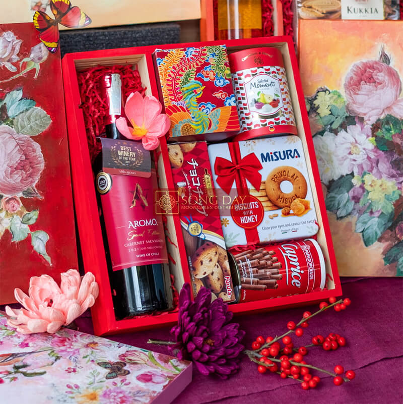 Bộ Quà Biếu Tết Bách Hoa Phú Quý 9