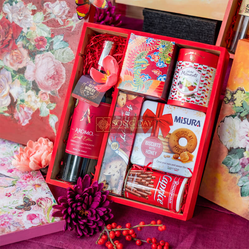 Bộ Quà biếu Tết Bách Hoa Phú Quý 9