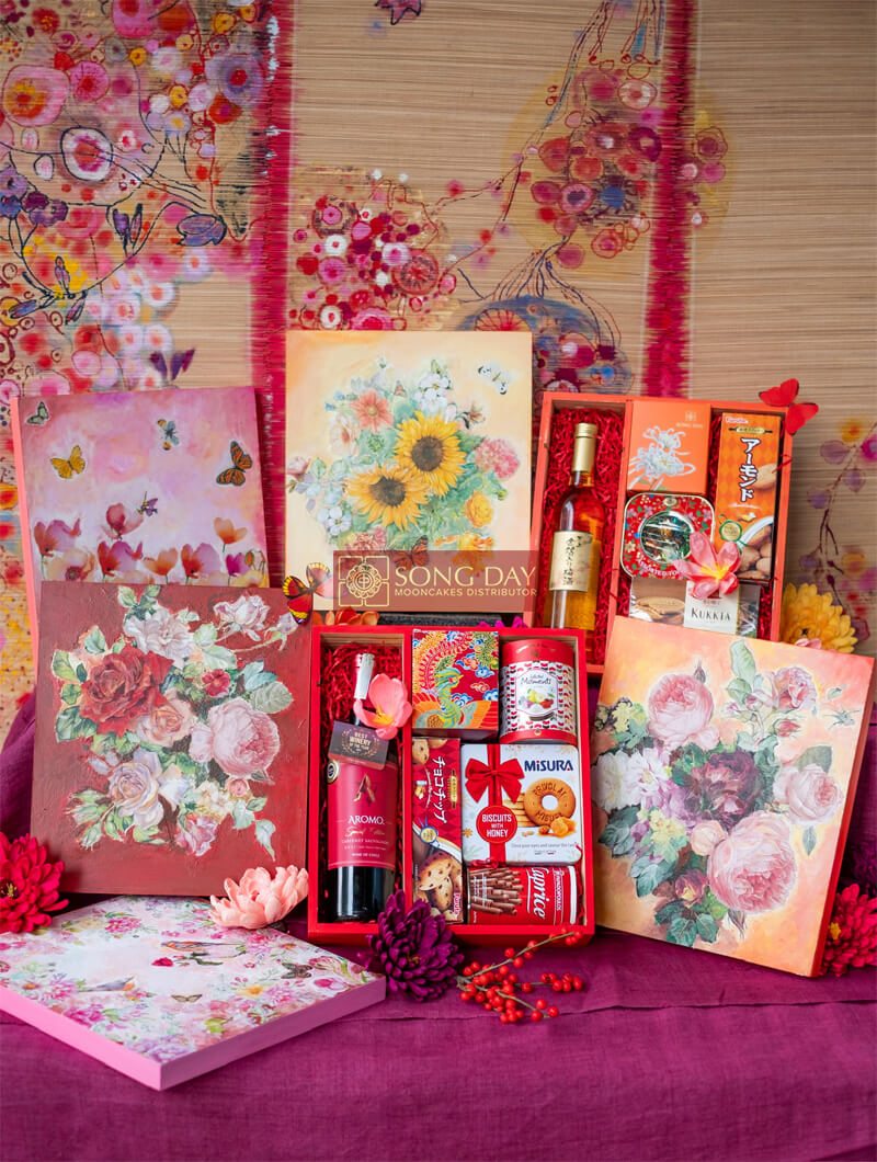 bộ quà tết Bách hoa Phú Quý