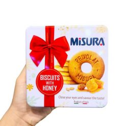 Bánh Misura Honey Biscuits Hộp thiếc 200g