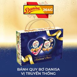 Bánh Quy Bơ Danisa Hộp Trái Tim 264g (2 Hộp x 132g)