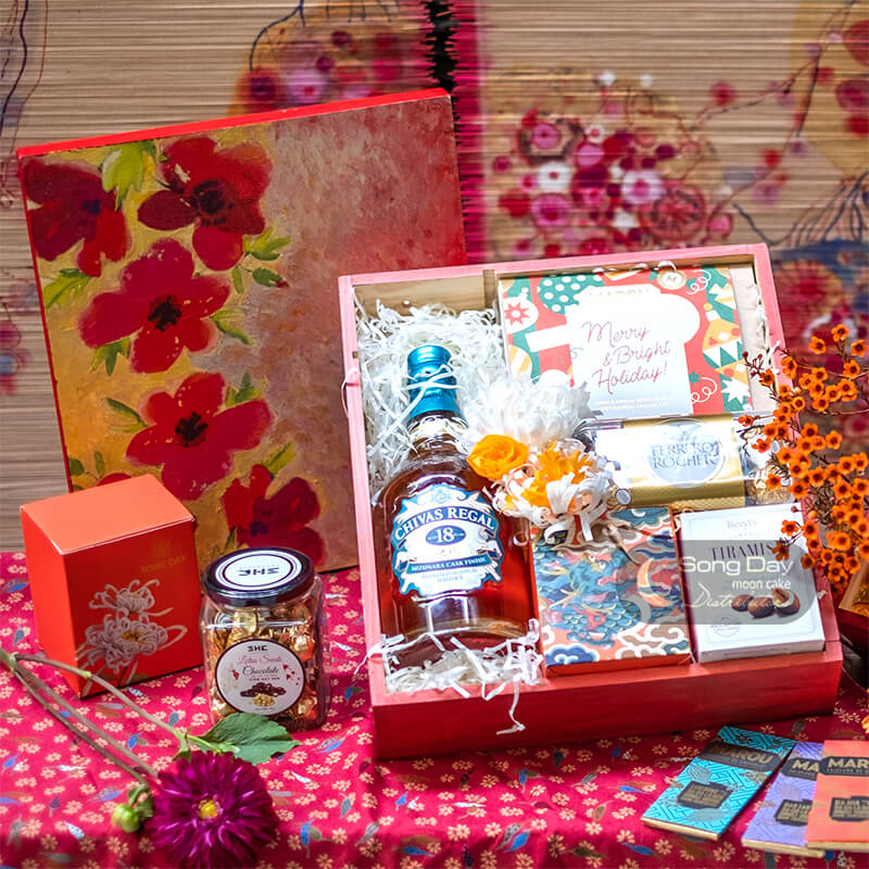 hộp quà biếu tết bách hoa phú quý 3