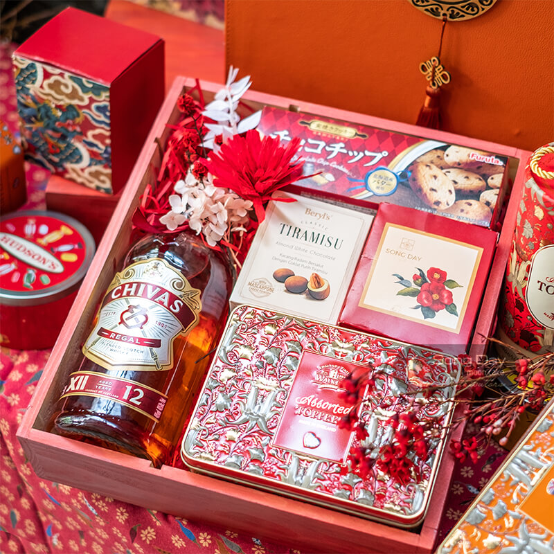 bộ quà tặng bách hoa phú quý 7