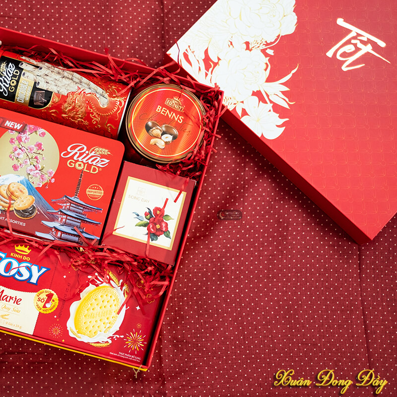Hộp quà tặng tết Xuân Đong Đầy