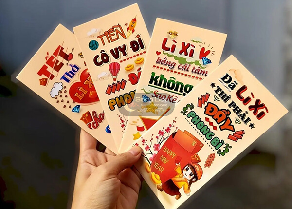 biếu lì xi cho bố mẹ