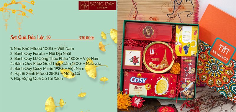 chi tiết phần quà Tết đắc lộc 10