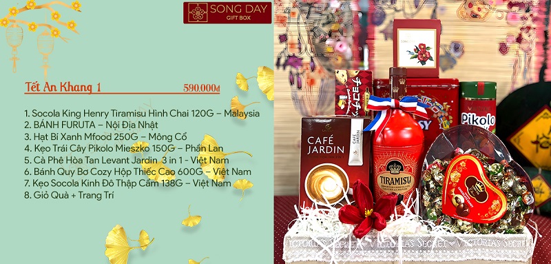 giá giỏ quà ngày tết an khang 1