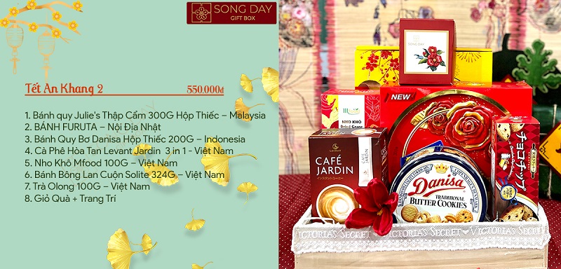 giá của giỏ quà tết an khang 2