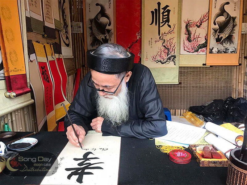 xin chữ ông đồ