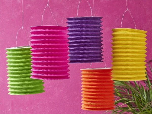 cách làm lồng đèn bằng giấy a4