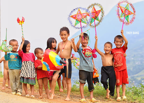 hình ảnh trung thu vùng cao