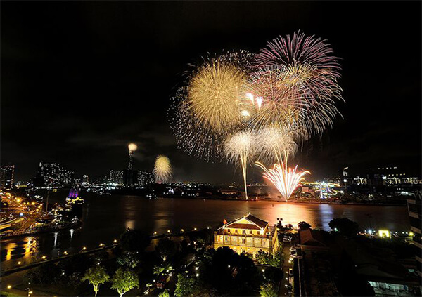 nơi địa điểm tổ chức bắn pháo hoa