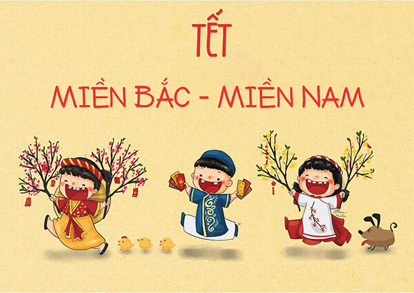 tết miền bắc và tết miền nam có gì khác nhau