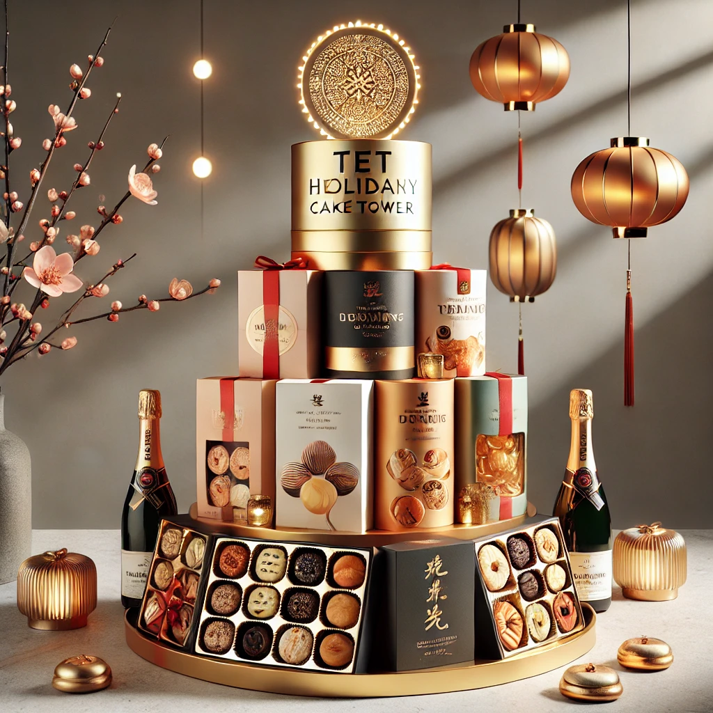 tháp bánh ngày tết xu hướng