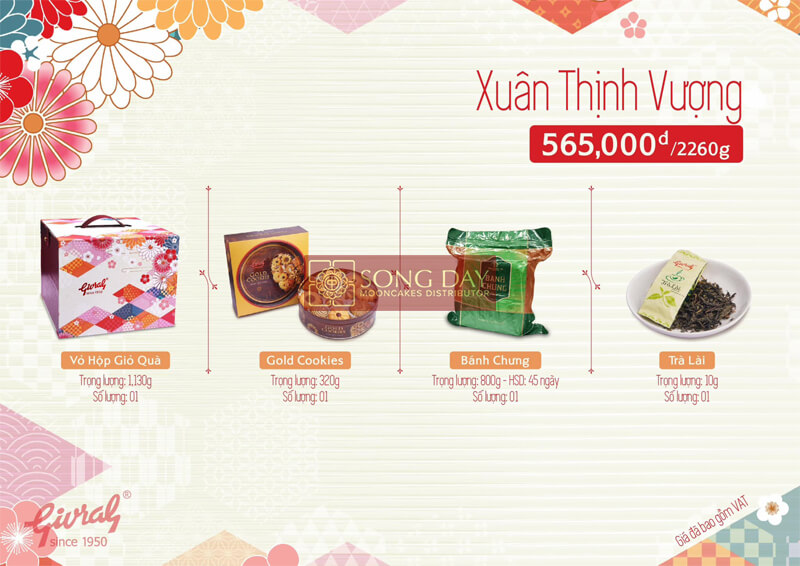 tô điểm không khí tết với hộp quà Tết