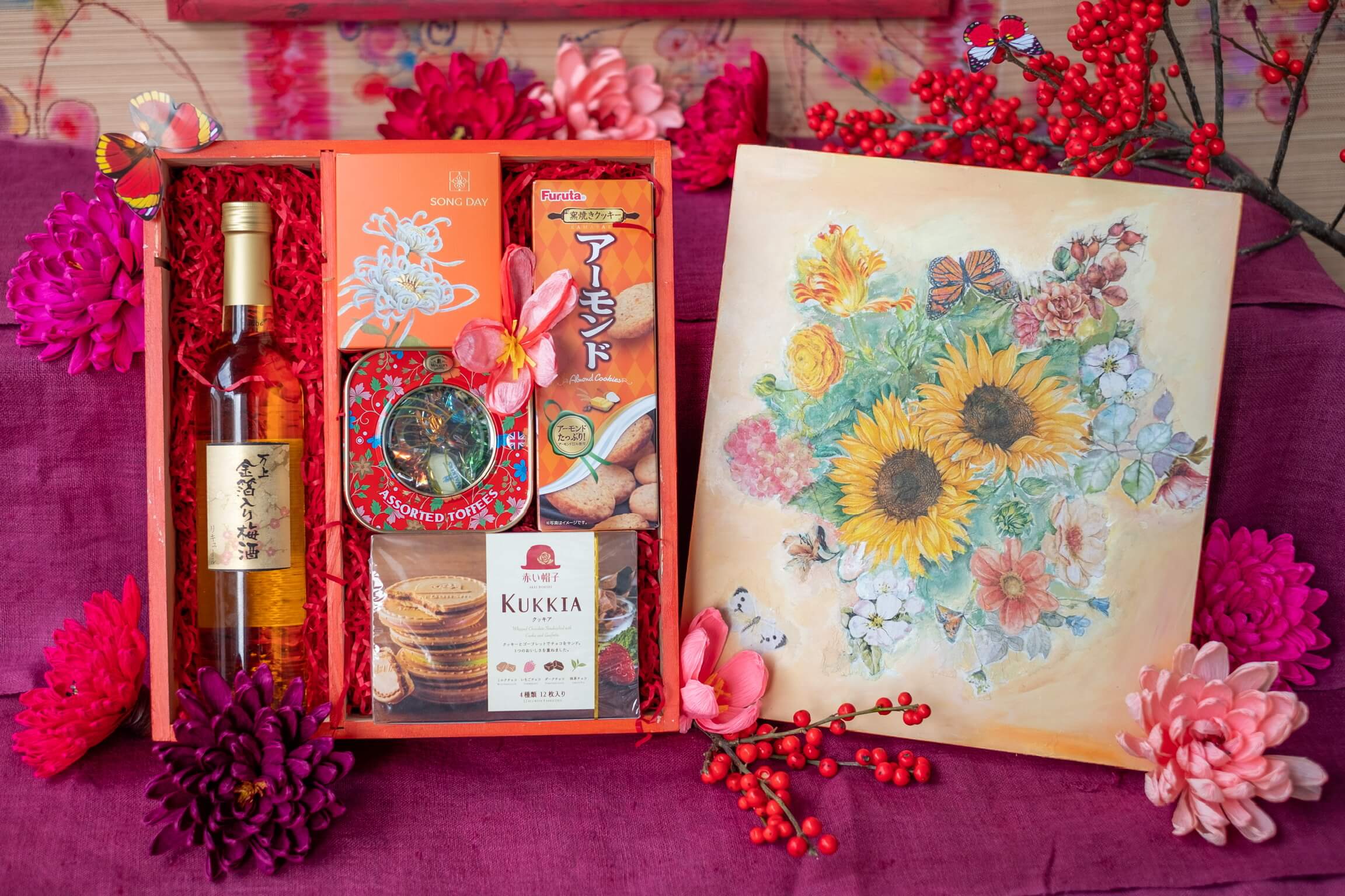 Mẫu hộp quà Tết sang trọng