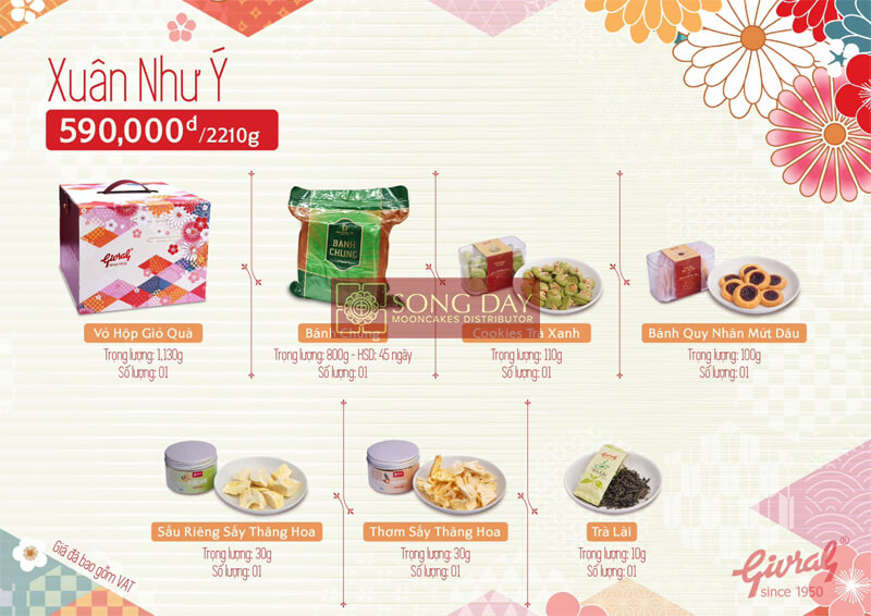 những quà tết nổi bậc thương hiệu Givral