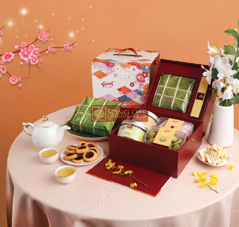 hộp quà tết xuân như ý givral